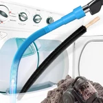 Holikme 2 Pieces Dryer Vent Cleaner Kit, Lint Vacuum Attachment Blue. Fixed Price $22.41.