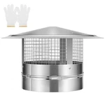 Vivohome 10" Adjustable Chimney Cap Galvanized Steel Rain Cover For Flue. Fixed Price $50.50.