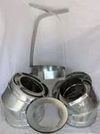 Duravent #6DP-E30K Duraplus Inch Degree Stainless Steel Swiveling Elbow Kit. Fixed Price $229.95.
