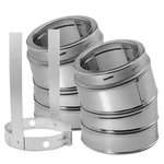 & Duravent 8DT-E30K Inch Duratech Galvalume Elbow Kit Deg Includes 2.... Fixed Price $723.26.