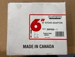 DSP6SA-1 Selkirk Double Wall Stove Pipe Adapter. Fixed Price $55.00.