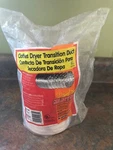 New Lambro Clothes Dryer Transition Duct 4" X 8 Air Connectors Fire Resistant. Fixed Price $10.50.