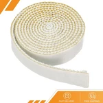 3/4"X1/8"X73" Wood Stove Gaskets Fiberglass Self Adhesive Seal Rope White. Fixed Price $14.72.