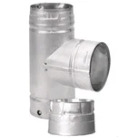 Duravent Pelletvent Multi-fuel 3IN. Diam Tee With Clean Out 3PVL-TK. Fixed Price $62.50.