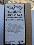 Duluth Forge FGB18-1 Vented Fire Glass Burner Chassis 18INCH Black 210023. Fixed Price $75.00.