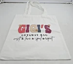 Canvas Tote Bag Shopping Gigi's Getaway Visit -love- Spoil- Repeat. Fixed Price $8.50.