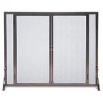 Pilgrim 18468 Flat Screen With Full Height Doors In Burnished Bronze. Fixed Price $369.00.