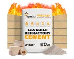 Girtech Firecast 3110F Refractory Cement 20LB. Fixed Price $89.99.
