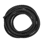Uxcell Braided Leather Cord, Round Strap, Soft Rope For Jewelry 5MM, Black. Fixed Price $14.77.