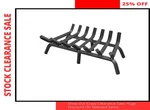 Mestyl Fireplace Log Grate 30 Inch Heavy Duty Wrought Iron Bar 4/5. Fixed Price $152.99.