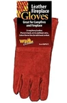 Fireplace Gloves Woodstove Camp Leather 14". Fixed Price $16.99.