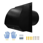 10 Inch Galvanized Steel Hooded Wall Vent,arc-shaped Outdoor Cap Wi.... Fixed Price $133.35.