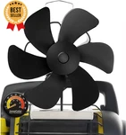 Powered Stove Fan For Propane Heater W/ Bracket Thermoelectric Fireplace. Fixed Price $40.84.