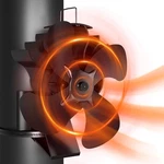 Tcfundy Heat Powered Wood Pipe/stove Fireplace Fan, 4 Blades. Fixed Price $34.99.