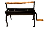 Vtg 1970S Christen Inc Newspaper Log Roller Fire Starter Tool Cast Metal Wood. Fixed Price $56.00.