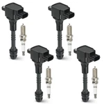 4PCS Ignition Coil Pack With Iridium Spark Plug Compatible Nissan 2.... Fixed Price $103.22.