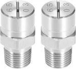 Uxcell Flat Fan Spray Tip - 1/8BSPT Male Thread 304 Stainless Steel Nozzle 65. Fixed Price $14.70.