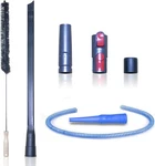Dryer Vent Kit & Refrigerator Cleaner, Black, Blue And Red. Fixed Price $32.94.