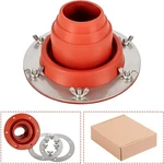 Tent Stove Jack Kit, Silicone High Temp Flexible Pipe Boot Metal Roofi. Fixed Price $29.99.