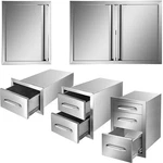 Stainless Steel Bbq Drawers Outdoor Kitchen Island Grills. Fixed Price $53.19.