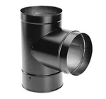 Duravent Durablack- 6" Tee With Clean-out Cap #6DBK-T Open Box Free Ship. Fixed Price $79.99.