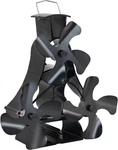 Voda Wood Stove Heat Powered 12 Blades Fireplace Fan, Large Top Fo. Fixed Price $57.80.