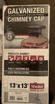 New Shelter SC1313L 13X13 Steel Stove Chimney Pipe Cap Cover Usa. Fixed Price $26.50.