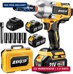 1/2 Inch Cordless Impact Wrench, 958FT-LBS (1300N.M) High Torque Brushless. Fixed Price $123.54.