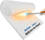 Nelyrho 24"X16"X1" Ceramic Fiber Insulation Blanket, Fireproof & Heat Resistant. Fixed Price $20.45.