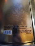 Duravent 12" Length Durachimney Ll Pipe 10" Id. Fixed Price $100.00.