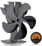 Spbpqy Fireplace Fan, Designed To Run Quietly Without Electricity, 5 Blades. Fixed Price $20.00.