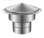 Vevor Chimney Cap 6-INCH 304 Stainless Steel Round Roof Rain Cover Silver. Fixed Price $36.99.