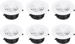 Patikil 4 Inch Round Air Cover, 6 Pcs Abs Rotatable Louver Soffit Vents Adj. Fixed Price $36.99.
