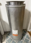 Duravent Duratech 8" X 36" Twin Wall Stainless Steel Chimney Pipe Silver. Fixed Price $94.99.