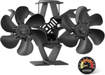 Jossacolar Wood Stove Fan Heat Powered 12-BLADE Non Electric Activated. Fixed Price $32.34.