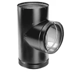 Duravent 6" Double Wall Black Tee W/ Clean-out Cap: 6DVL-T. Fixed Price $98.00.