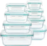 8 Pack Glass Food Storage Containers With Airtight Lids, Meal Prep. Fixed Price $36.99.