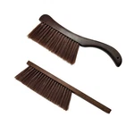 2 Pcs Wooden Hand Broom Brush, Dust Bench Whisk Soft Bristle Brus.... Fixed Price $19.86.