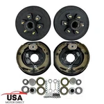 For 5200 Lb Axle 12"X2"ELECTRIC Trailer Self Adjusting Brake 6-5.5" Hub Drum Set. Fixed Price $199.18.