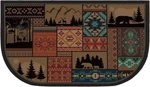 Fireplace Hearth Rug Mats Cabin Southwestern Fireproof Resistant. Fixed Price $55.95.