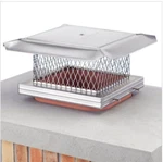 Homesaver Pro 9" X 13" Single-flue Chimney Cap 3/4" Mesh Stainless Steel. Fixed Price $103.00.