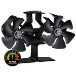 Blfire Wood Stove Fan Heat Powered Dual Motor Non Electric Activated. Fixed Price $46.08.