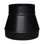 Imperial BM0062 6" Dia. 8" Stove Pipe Increaser Black 24 Gauge Steel. Fixed Price $25.80.