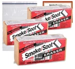 Absorene Smoke Soot Eraser Sponge 3 Pack With Storage Bag And Instruction Card. Fixed Price $31.50.