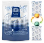 500 Gram X 10 Pk "dry & Dry" Food Grade Orange Indicating Silica Gel Packets. Fixed Price $47.99.