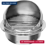 8 Inch Dryer Cover Stainless Steel Round Exhaust Grill Ventilation Outlet W. Fixed Price $37.74.