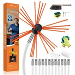 Bluesea 39 Chimney Sweep Kit, Ergonomic Cleaning Feet, White. Fixed Price $100.69.