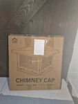 Hahaemall Chimney Cap Black Base 14" Top 20"X20" See Pictures. Fixed Price $25.00.