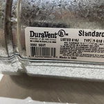Duravent 5GVT - 5" Inner Diameter Type Round Gas Pipe Double Wall Tee. Fixed Price $30.00.