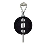 Imperial BM0242 Black Flue Cast Iron Damper Dia. In. For Stove Pipe. Fixed Price $12.27.